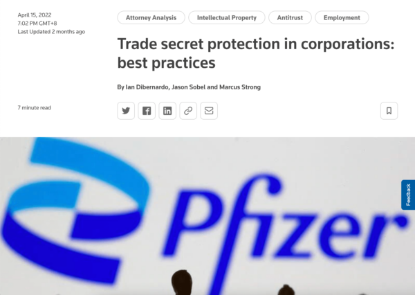 Trade secret protection in corporations: best practices