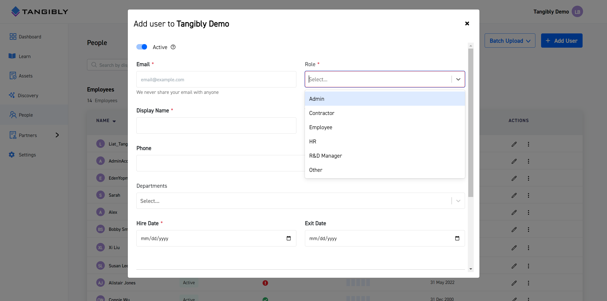 Tangibly Permissions