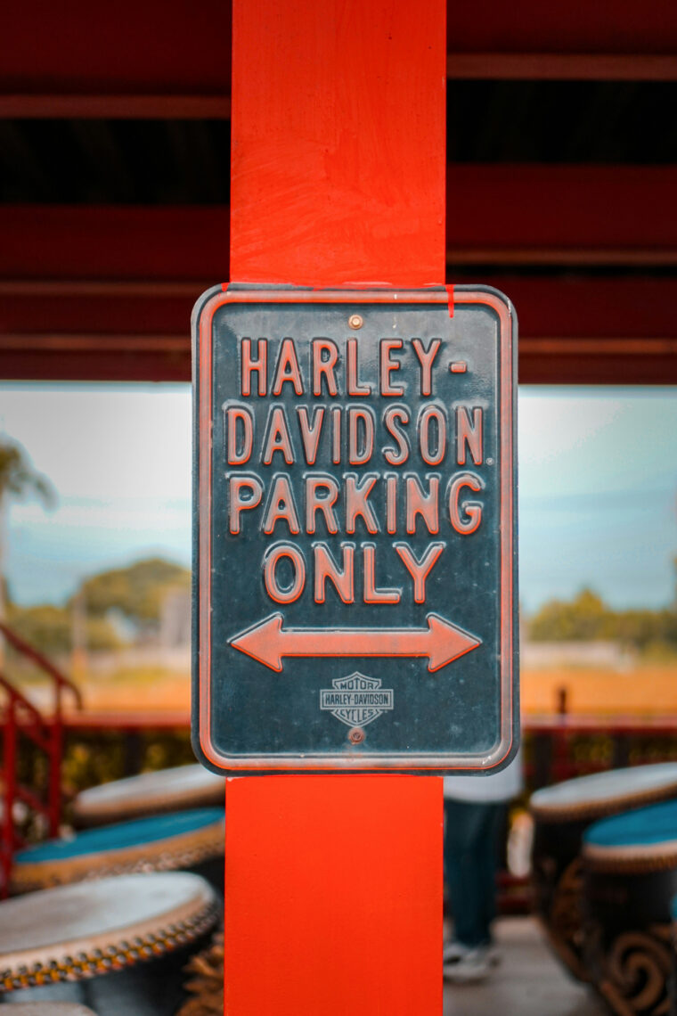Harley-Davidson Parking Only